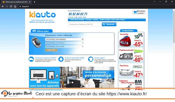 Joindre le service client Kiauto
