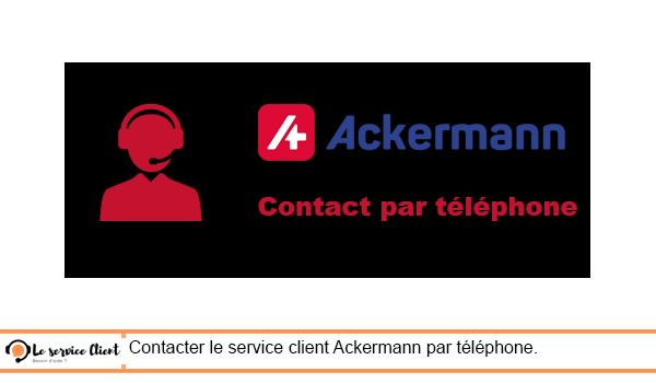 Contacter le service client Ackermann par téléphone