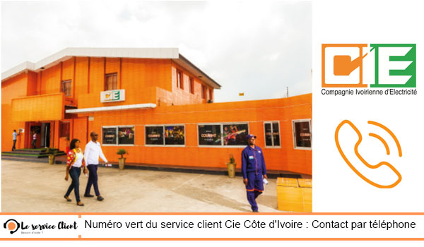 Numéro vert du service client Cie Côte d'Ivoire : Contact par téléphone