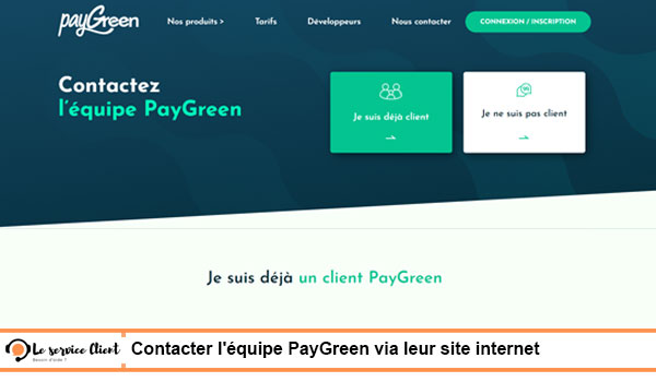 Contacter l'équipe PayGreen via leur site internet 