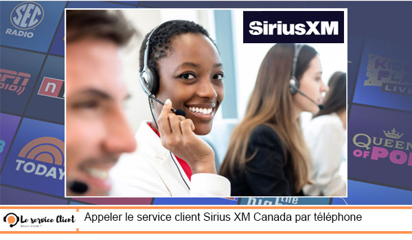 Appeler le service client Sirius XM Canada par téléphone en français